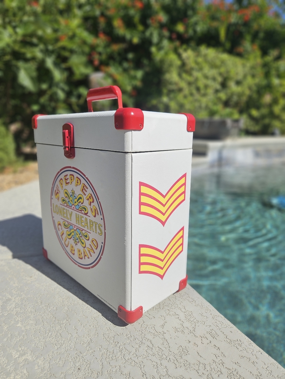 Vintage Record Album Carrying Storage Box - Picture 2 of 8